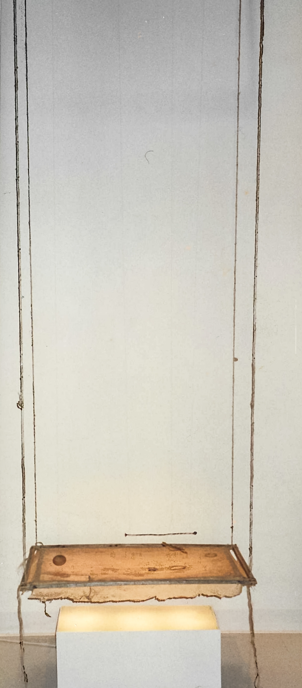 Alt text: Light box sculpture