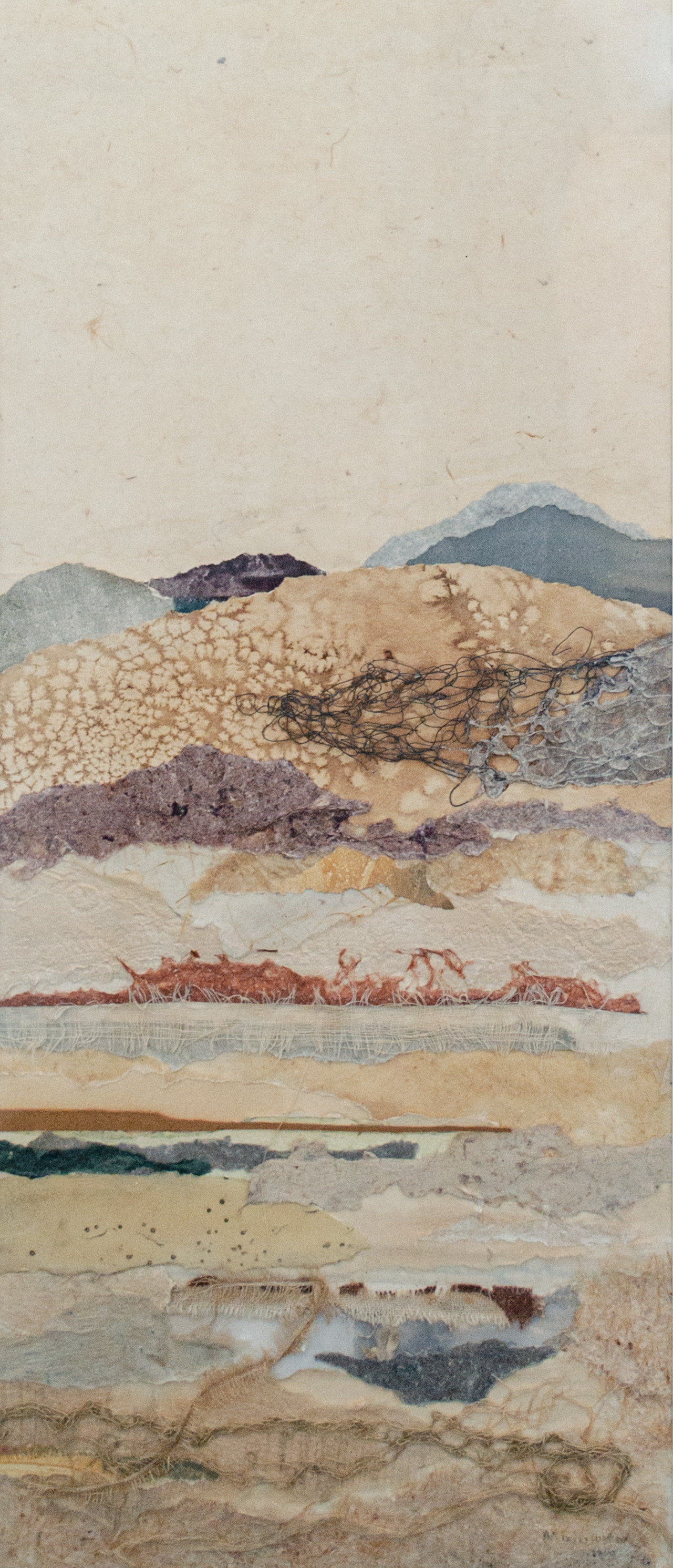 Alt text: Abstract paper collage