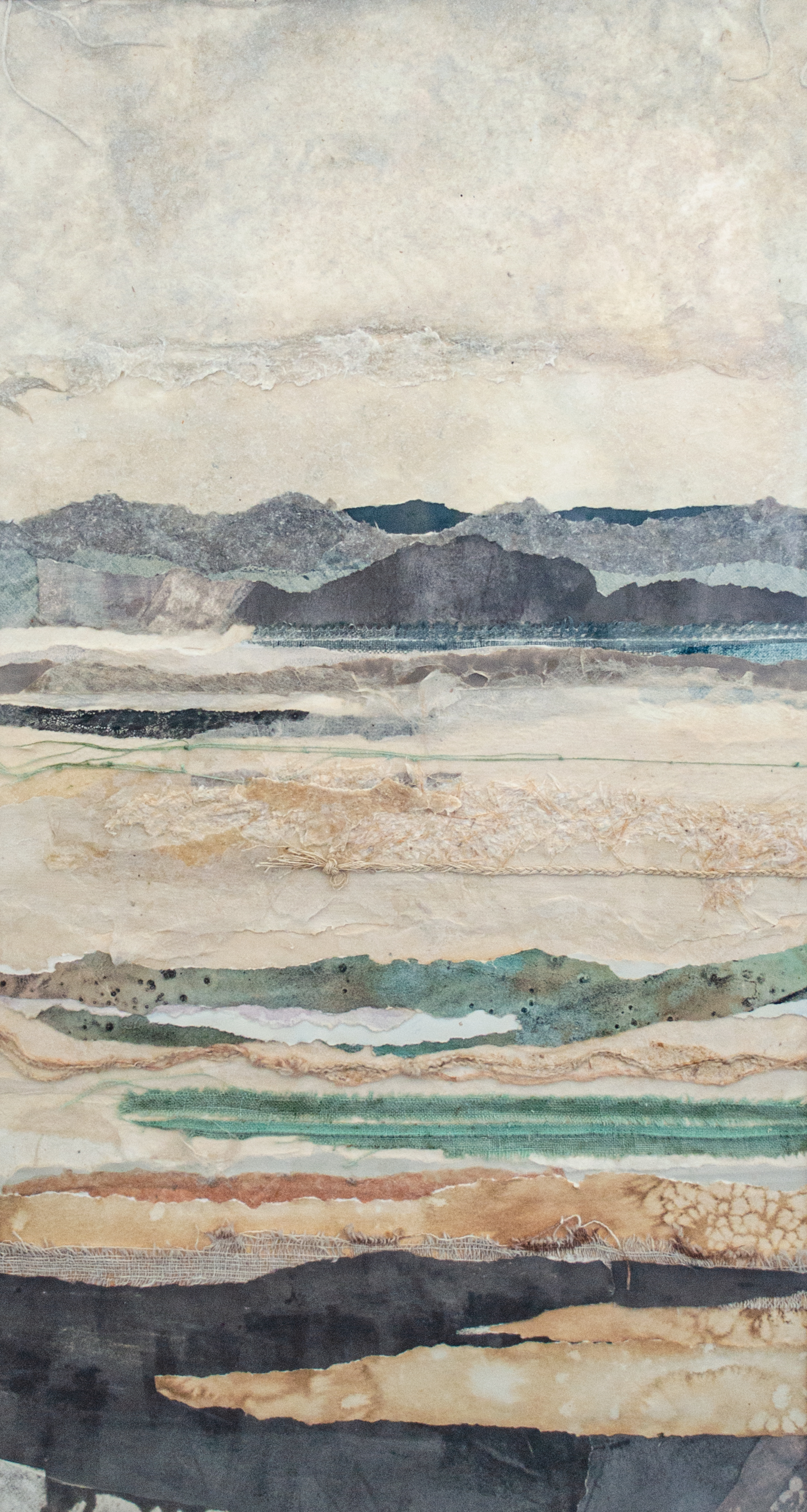 Alt text: Abstract paper collage